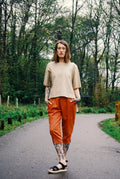 Handmade to order 3/4 Length Linen Pants